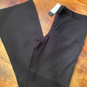 Banana Republic NWT 6 flare black trouser pants